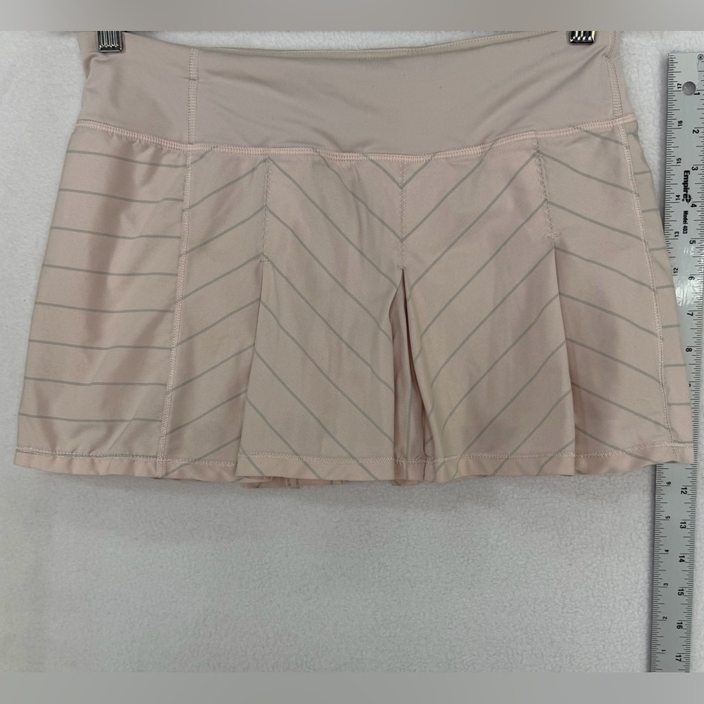 Lululemon Athletica Fast Cat Blush Striped Skort